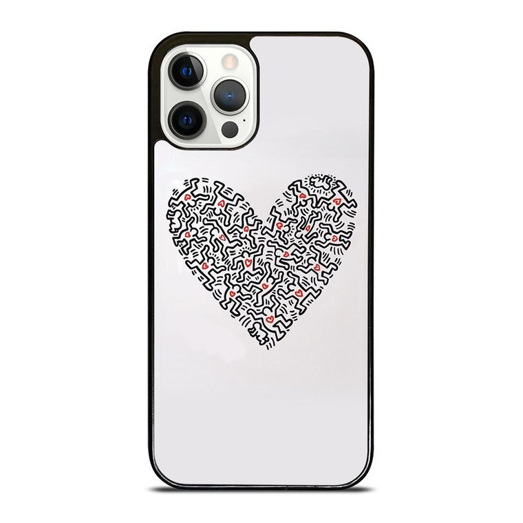 KEITH HARING LOVE ICON iPhone 12 Pro Case Cover