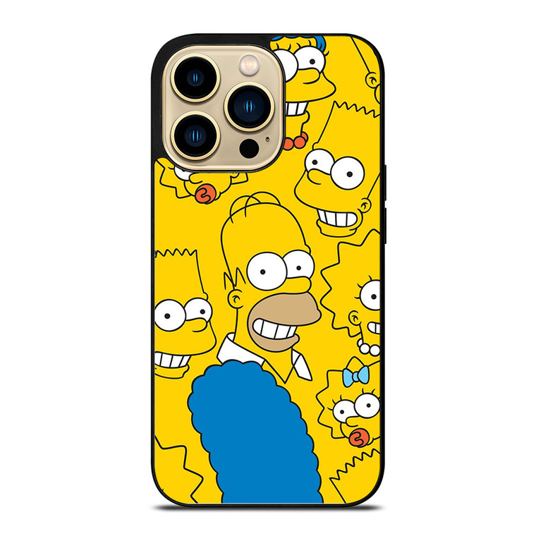 THE SIMPSONS CARTOON COLLAGE iPhone 14 Pro Case Cover