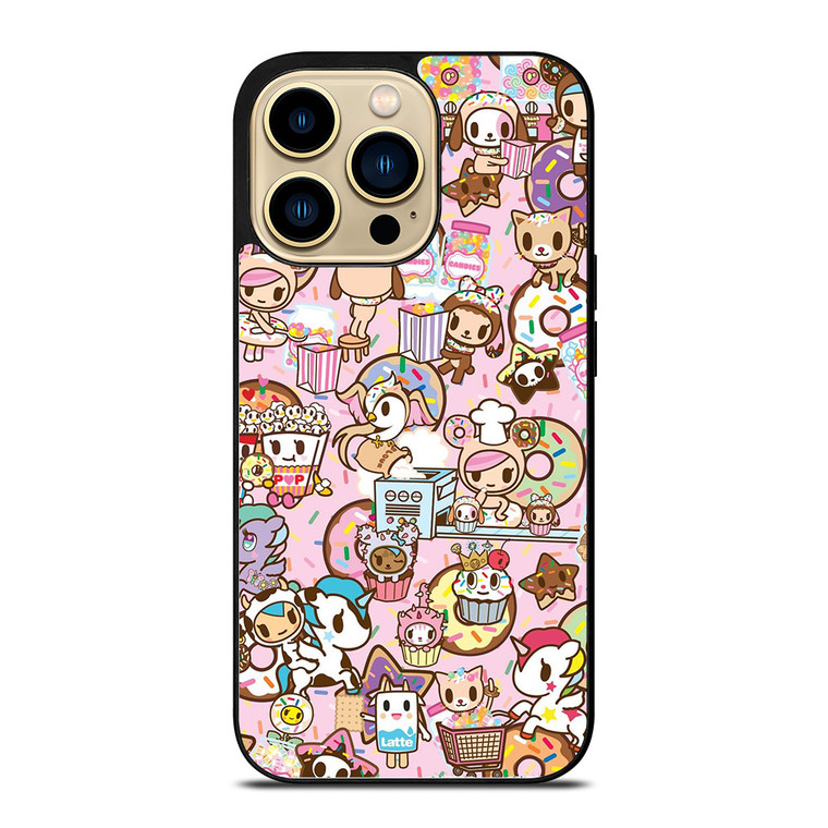 TOKIDOKI DONUTELLA COLLAGE iPhone 14 Pro Case Cover