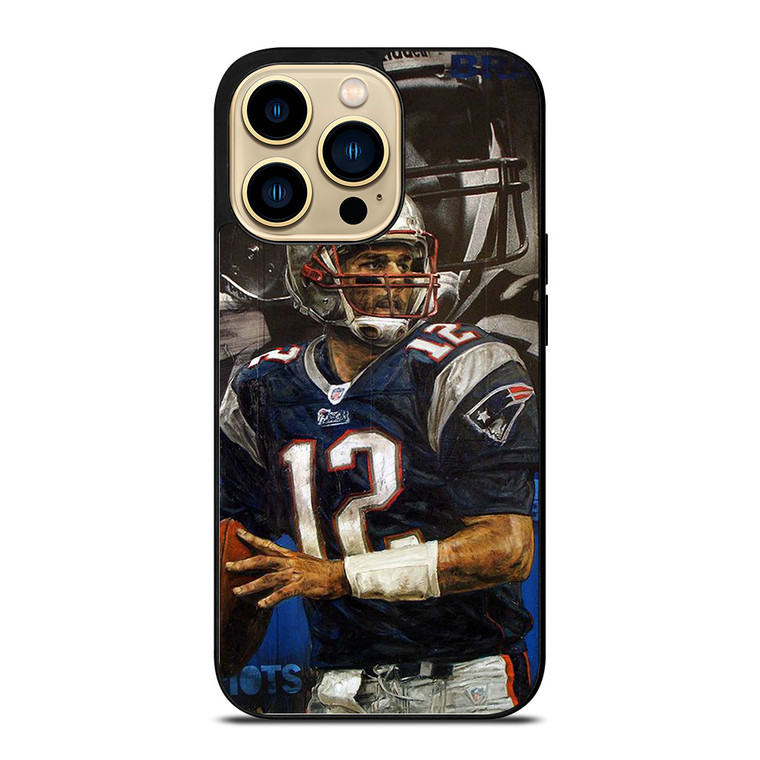 TOM BRADY NEW ENGLAND PATRIOTS NFL iPhone 14 Pro Case Cover