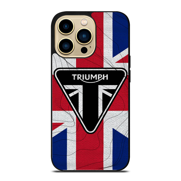 TRIUMPH MOTORCYCLE icon iPhone 14 Pro Case Cover