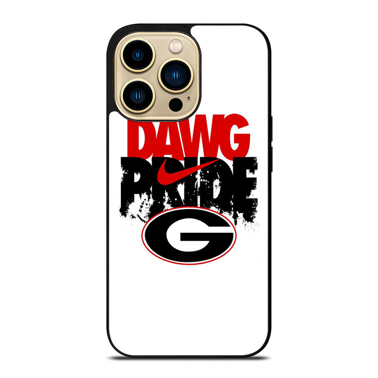 UNIVERSITY OF GEORGIA BULLDOGS ART iPhone 14 Pro Case Cover