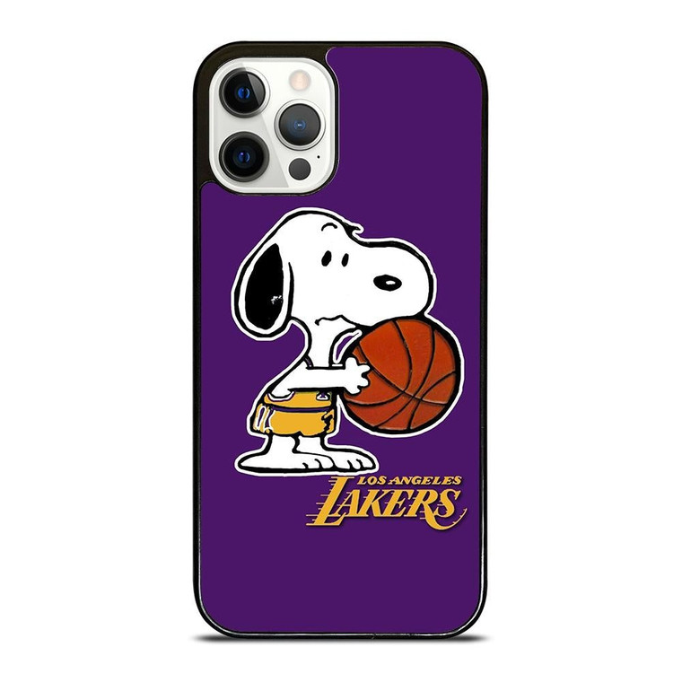 LA LAKERS BASKETBALL SNOOPY iPhone 12 Pro Case Cover