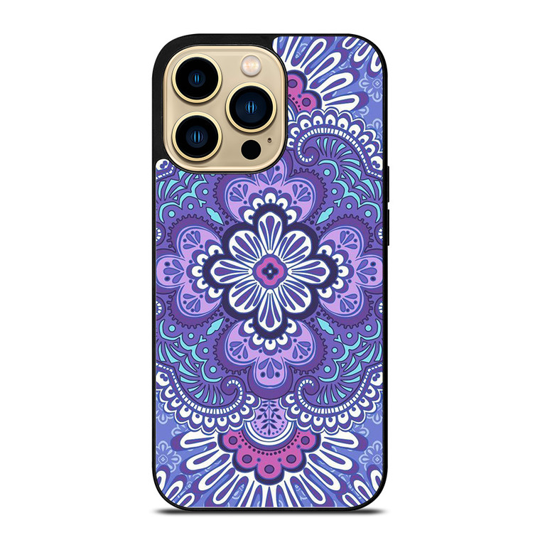 VERA BRADLEY LILAC TAPESTRY iPhone 14 Pro Case Cover