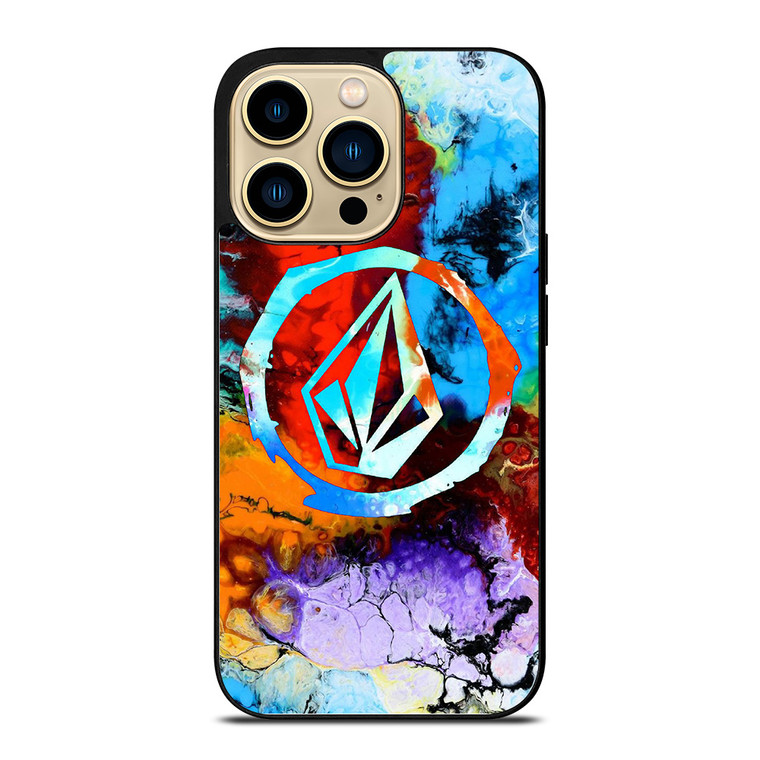 VOLCOM COLORFUL LOGO iPhone 14 Pro Case Cover