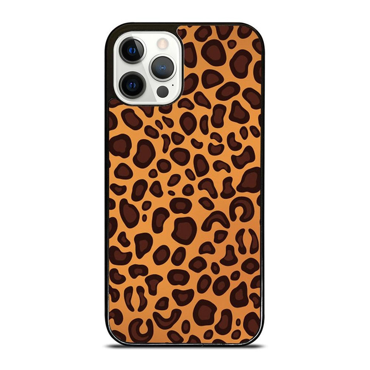 LEAPARD BROWN PATTERN iPhone 12 Pro Case Cover