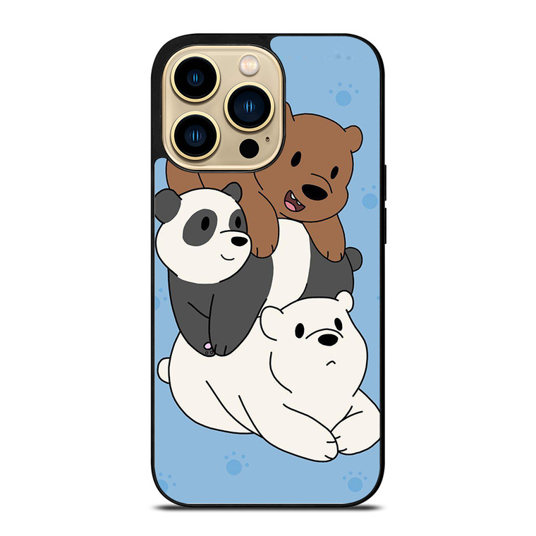 WE BARE BEARS CUTE CARTOON iPhone 14 Pro Case Cover