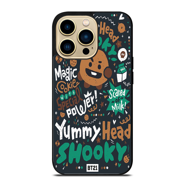 YUMMY HEAD SHOOKY BTS 21 iPhone 14 Pro Case Cover