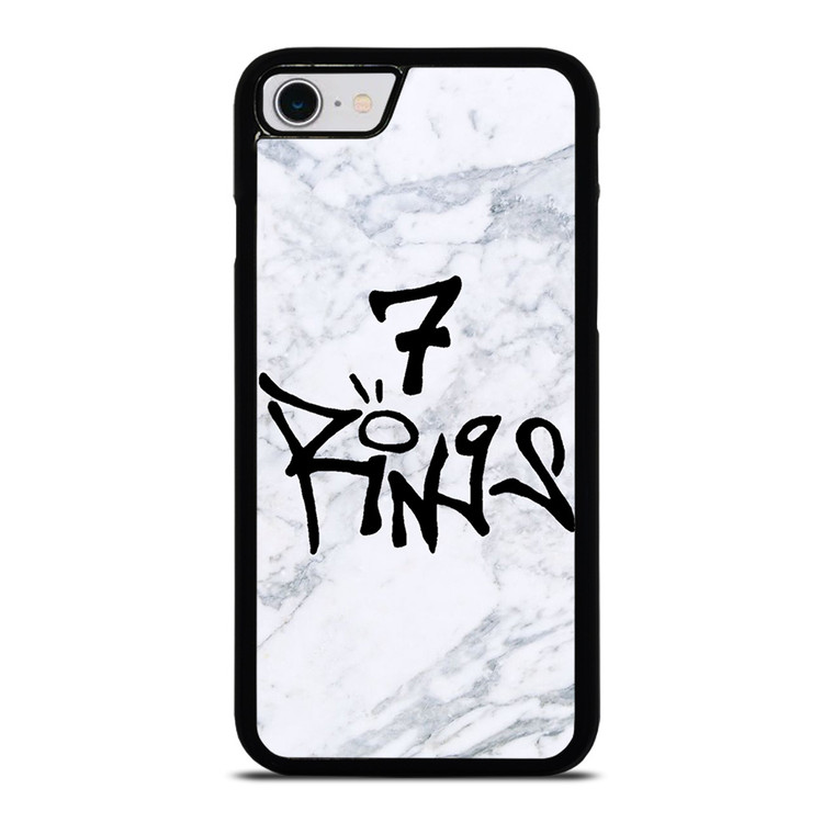 7 RINGS ARIANA GRANDE MARBLE iPhone SE 2022 Case Cover