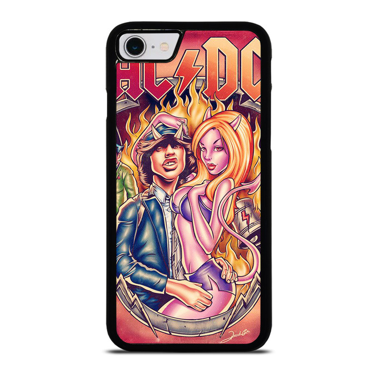 ACDC ROCK BAND iPhone SE 2022 Case Cover
