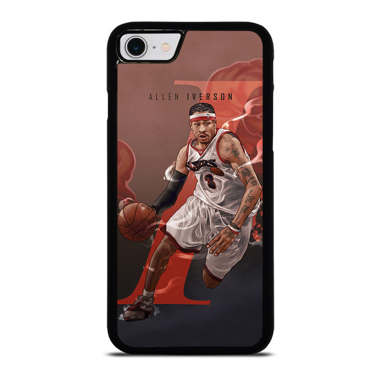 ALLEN IVERSON SIXERS NBA BASKETBALL iPhone SE 2022 Case Cover