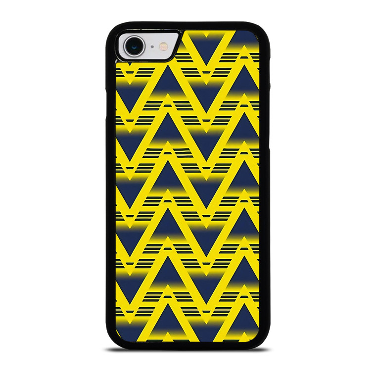 ARSENAL YELLOW RETRO PATTERN iPhone SE 2022 Case Cover