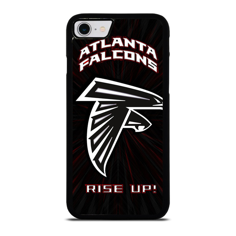 ATLANTA FALCONS RISE UP LOGO iPhone SE 2022 Case Cover