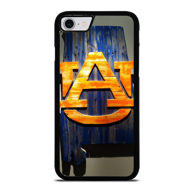 AUBURN TIGERS WOODEN ICON iPhone SE 2022 Case Cover