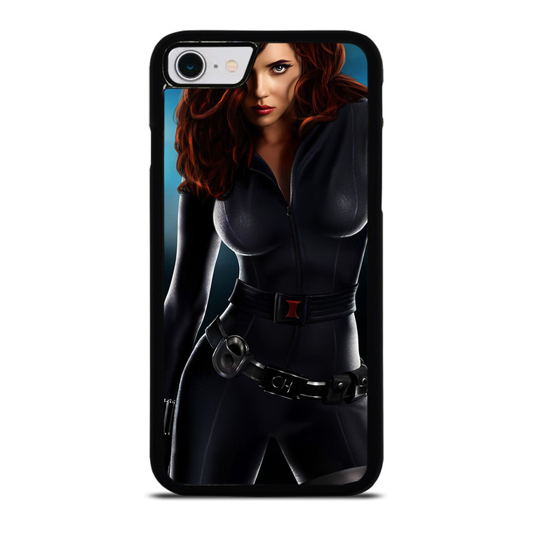 BLACK WIDOW AVENGERS SEXY iPhone SE 2022 Case Cover