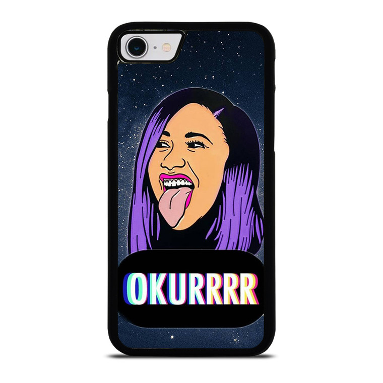CARDI B FACE CARTOON iPhone SE 2022 Case Cover