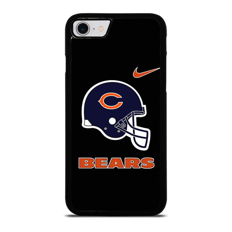 CHICAGO BEARS NFL HELMET NIKE iPhone SE 2022 Case Cover