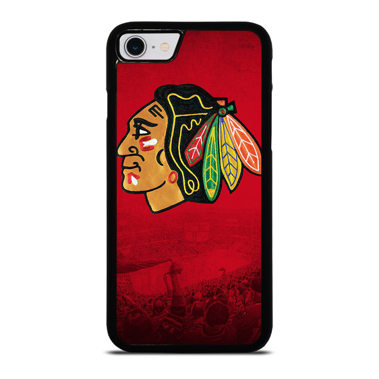 CHICAGO BLACKHAWKS NHL ICON iPhone SE 2022 Case Cover