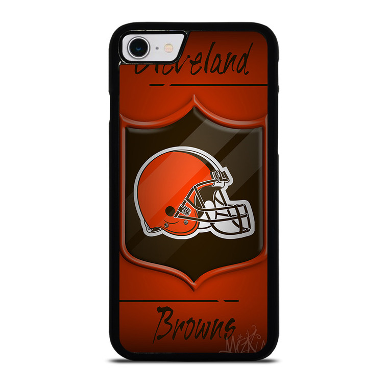 CLEVELAND BROWNS HELMET LOGO iPhone SE 2022 Case Cover