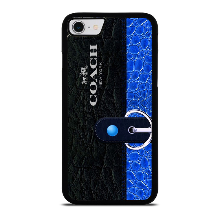 COACH BAG BLUE iPhone SE 2022 Case Cover