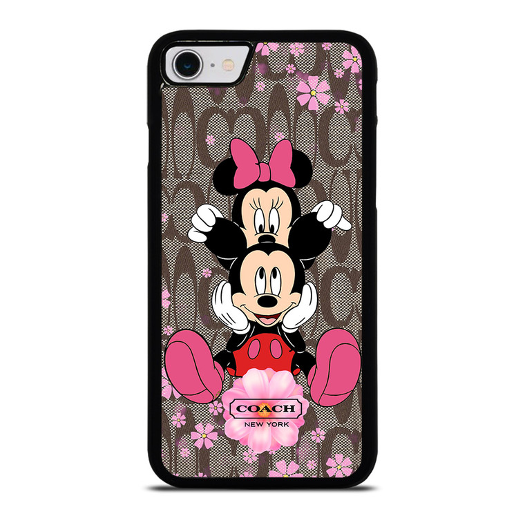 COACH MICKEY and MINNIE MOUSE iPhone SE 2022 Case Cover COACH MICKEY and MINNIE MOUSE iPhone SE 2022 Case Cover