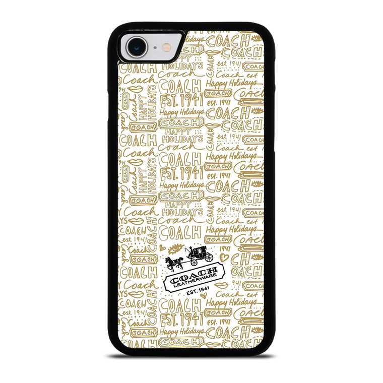 COACH NEW YORK COLLAGE iPhone SE 2022 Case Cover