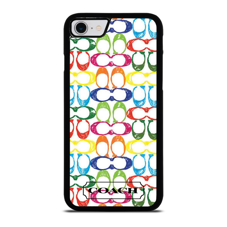 COACH NEW YORK COLORFUL 2 iPhone SE 2022 Case Cover