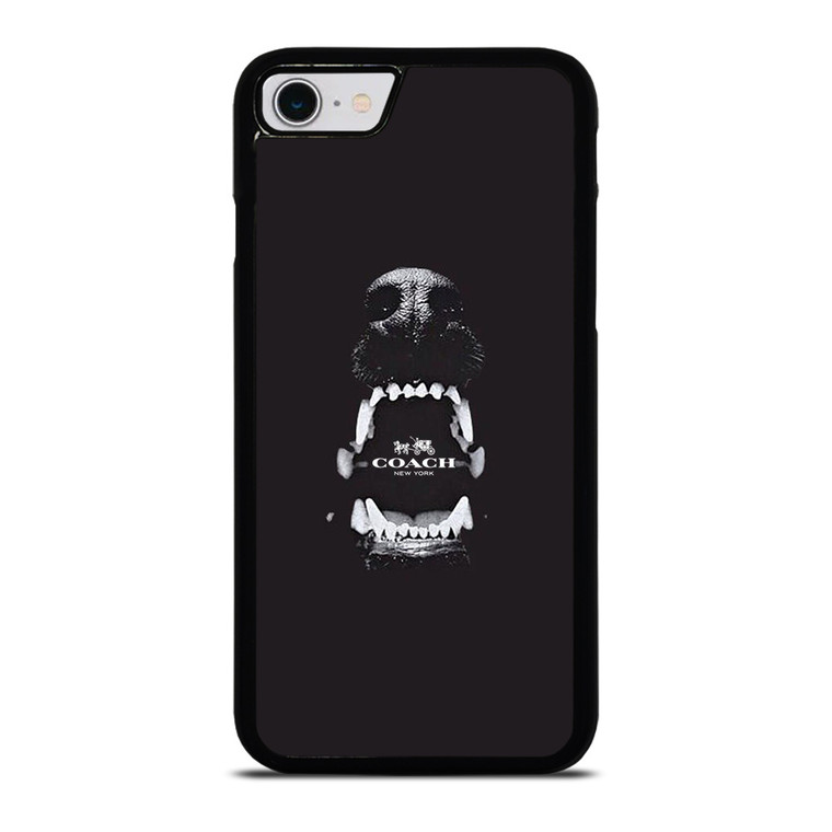 COACH NEW YORK LOGO DOG iPhone SE 2022 Case Cover COACH NEW YORK LOGO DOG iPhone SE 2022 Case Cover