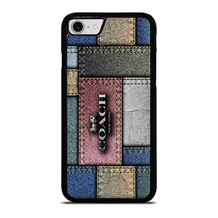 COACH NEW YORK LOGO JEANS  iPhone SE 2022 Case Cover