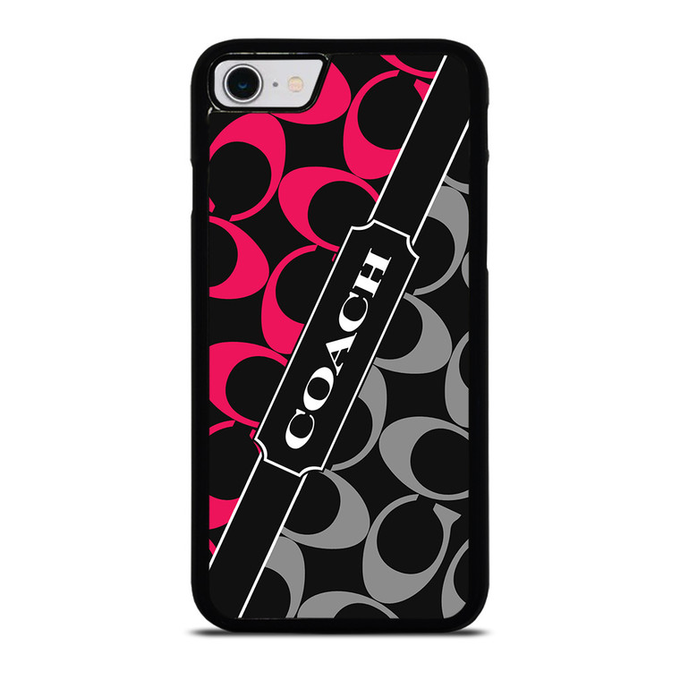 COACH NEW YORK RED WHITE iPhone SE 2022 Case Cover