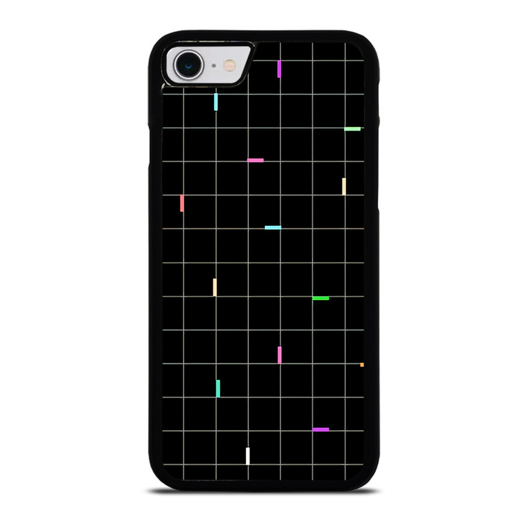 COLORED AESTHETIC GRID iPhone SE 2022 Case Cover