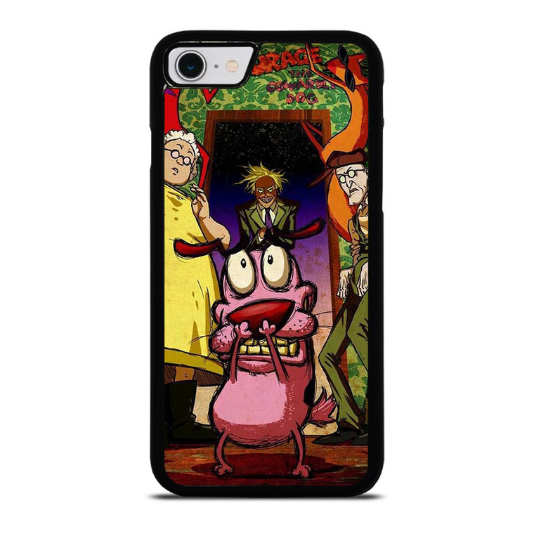 COURAGE THE COWARDLY DOG ART iPhone SE 2022 Case Cover