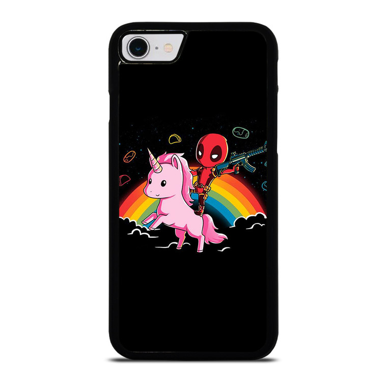 DEADPOOL AND UNICORN CUTE iPhone SE 2022 Case Cover