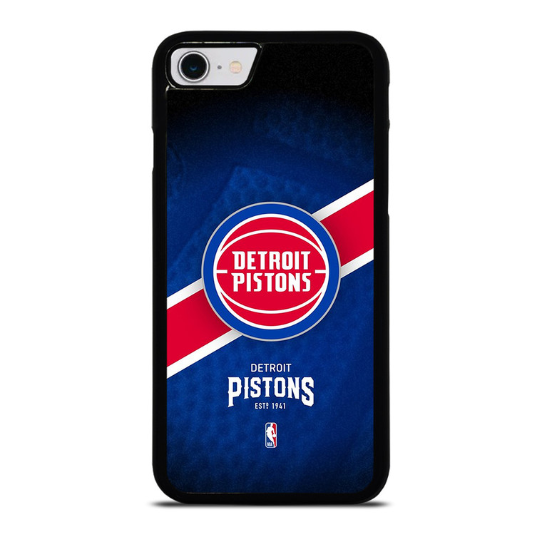 DETROIT PISTONS NBA TEAM iPhone SE 2022 Case Cover