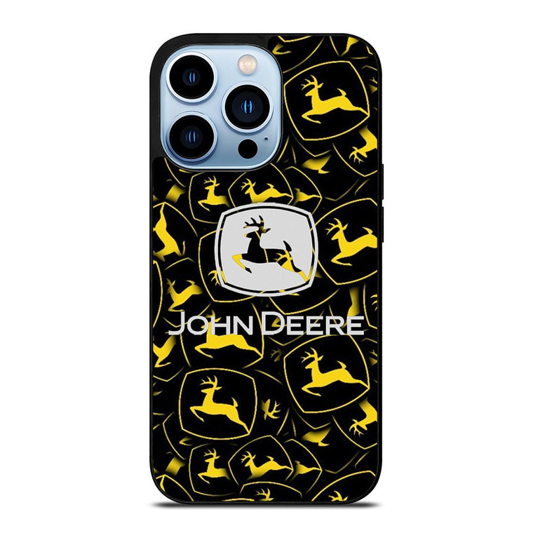 JOHN DEERE LOGO PATTERN iPhone 13 Pro Max Case Cover