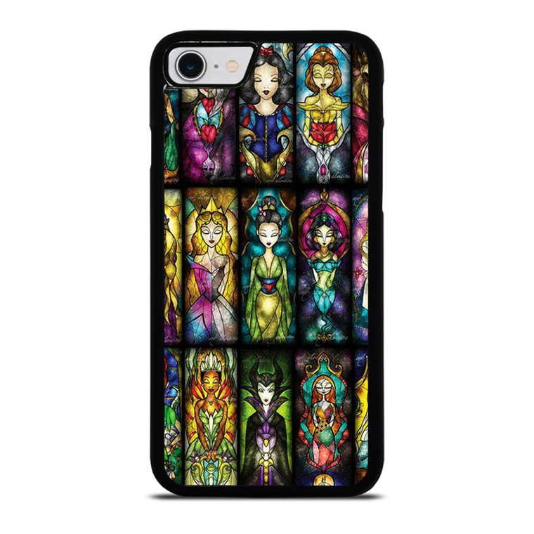 DISNEY PRINCESS STAINED GLASS iPhone SE 2022 Case Cover