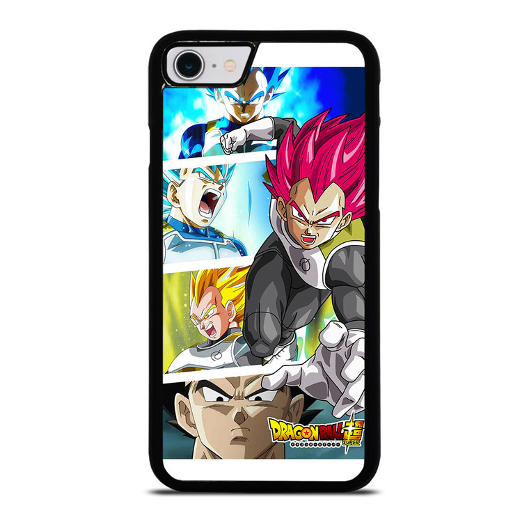 DRAGON BALL VEGETA ALL SIAYAN TRANSFORMATION iPhone SE 2022 Case Cover