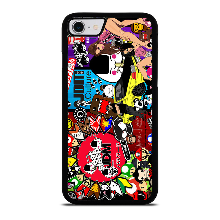 EAT SLEEP JDM COLLAGE iPhone SE 2022 Case Cover