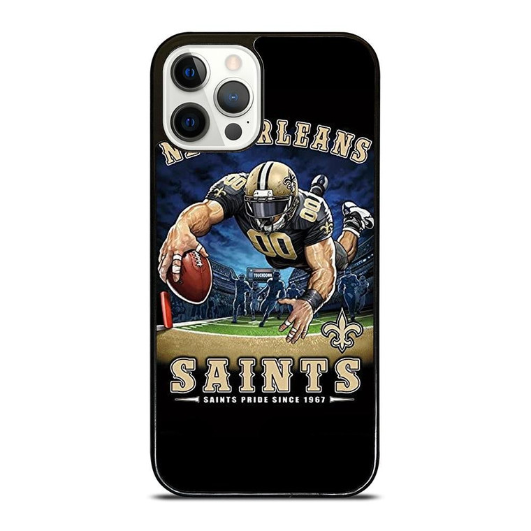 NEW ORLEANS SAINTS NFL ART iPhone 12 Pro Case Cover