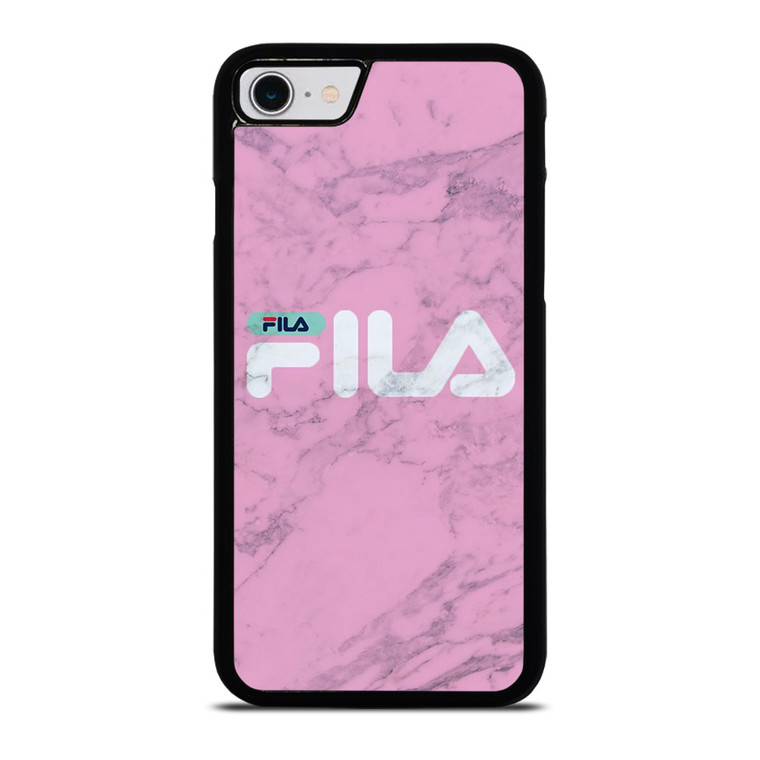 FILA SPORT PINK MARBLE LOGO iPhone SE 2022 Case Cover