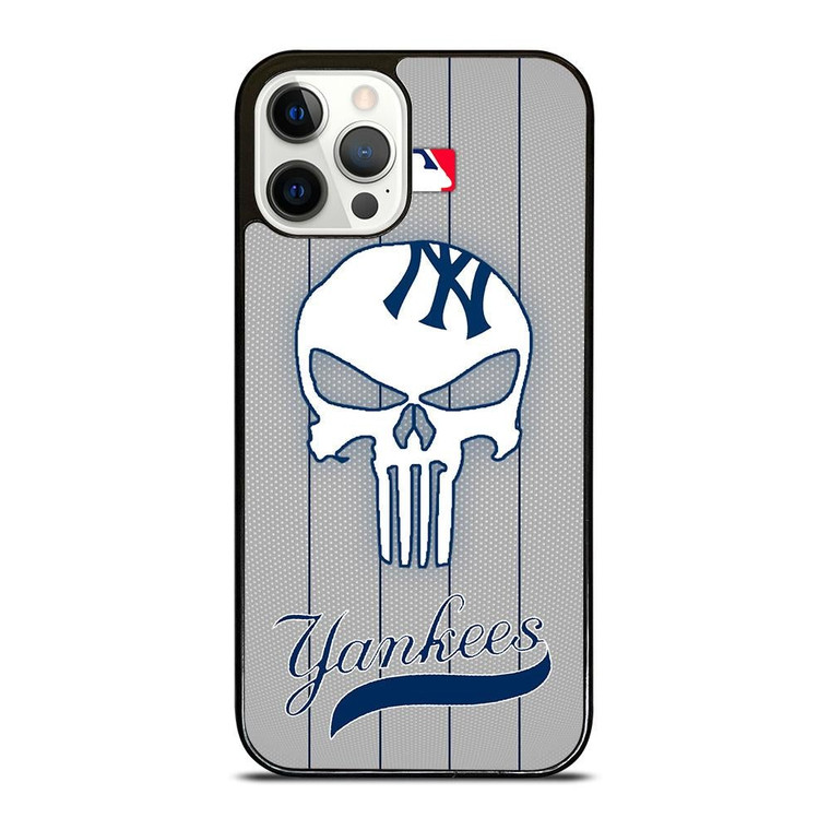 NEW YORK YANKEES THE PUNISHER MLB iPhone 12 Pro Case Cover