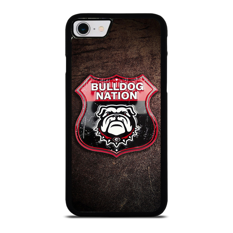 GEORGIA BULLDOGS RUSTY BADGE iPhone SE 2022 Case Cover