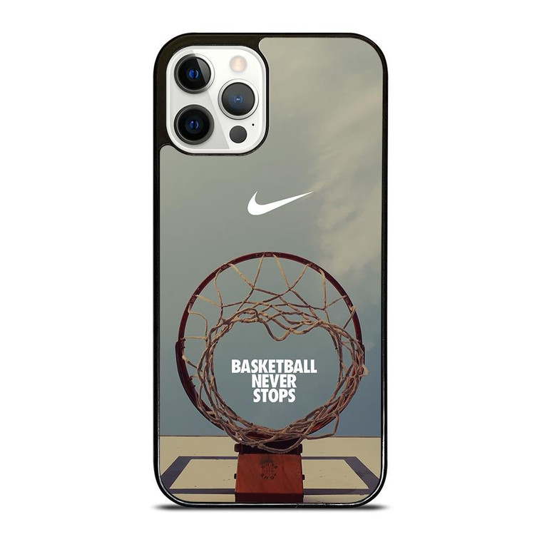 NIKE BASKETBALL NEVER STOPS RING iPhone 12 Pro Case Cover
