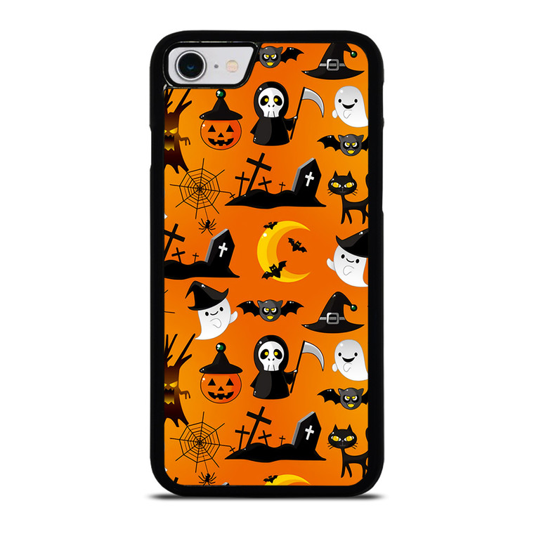 HAPPY HALLOWEEN CARTOON PATERN iPhone SE 2022 Case Cover