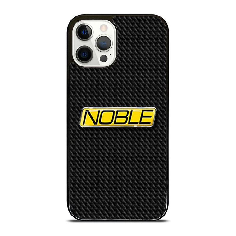 NOBLE CARBON LOGO iPhone 12 Pro Case Cover