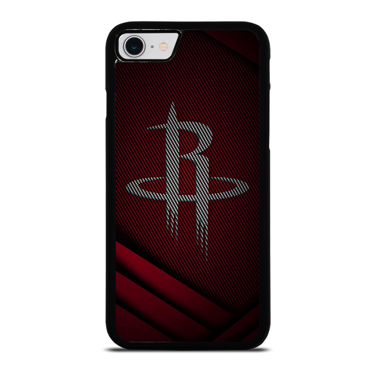 HOUSTON ROCKETS CARBON LOGO iPhone SE 2022 Case Cover