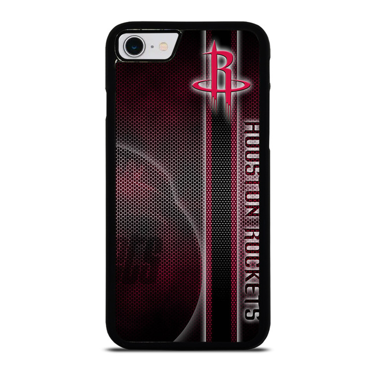 HOUSTON ROCKETS METAL LOGO iPhone SE 2022 Case Cover