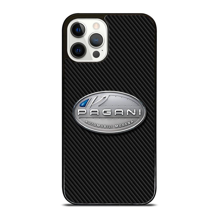 PAGANI AUTOMOBILI CARBON LOGO iPhone 12 Pro Case Cover