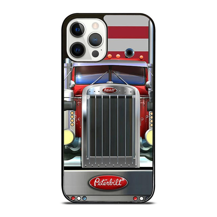 PETERBILT TRUCK AMERICAN FLAG iPhone 12 Pro Case Cover