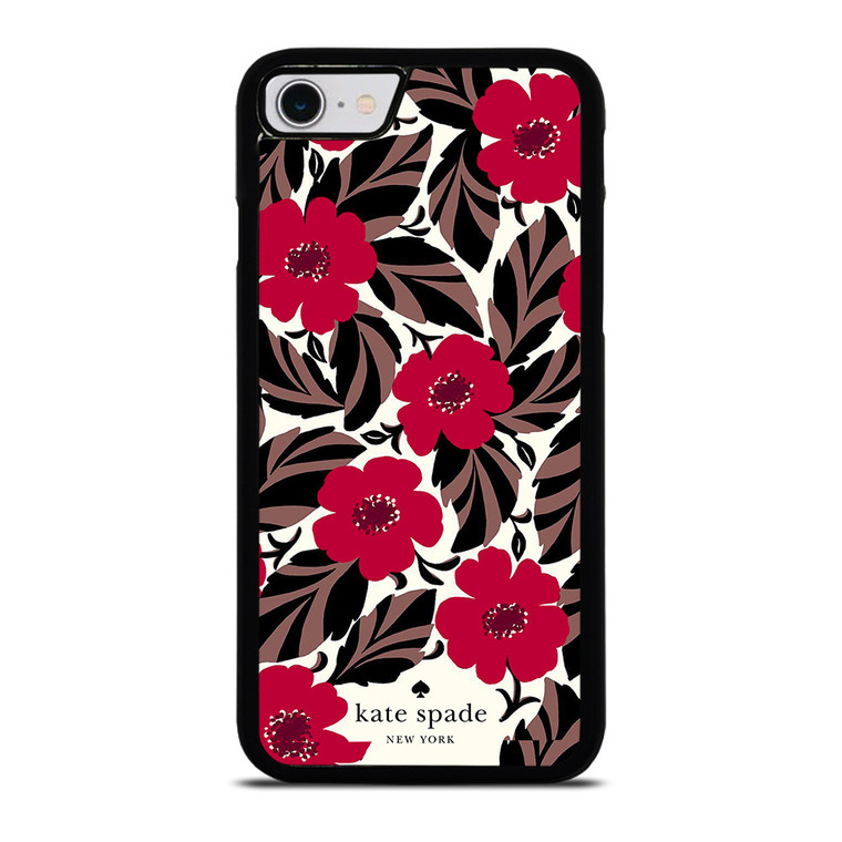 KATE SPADE FLOWER RED iPhone SE 2022 Case Cover
